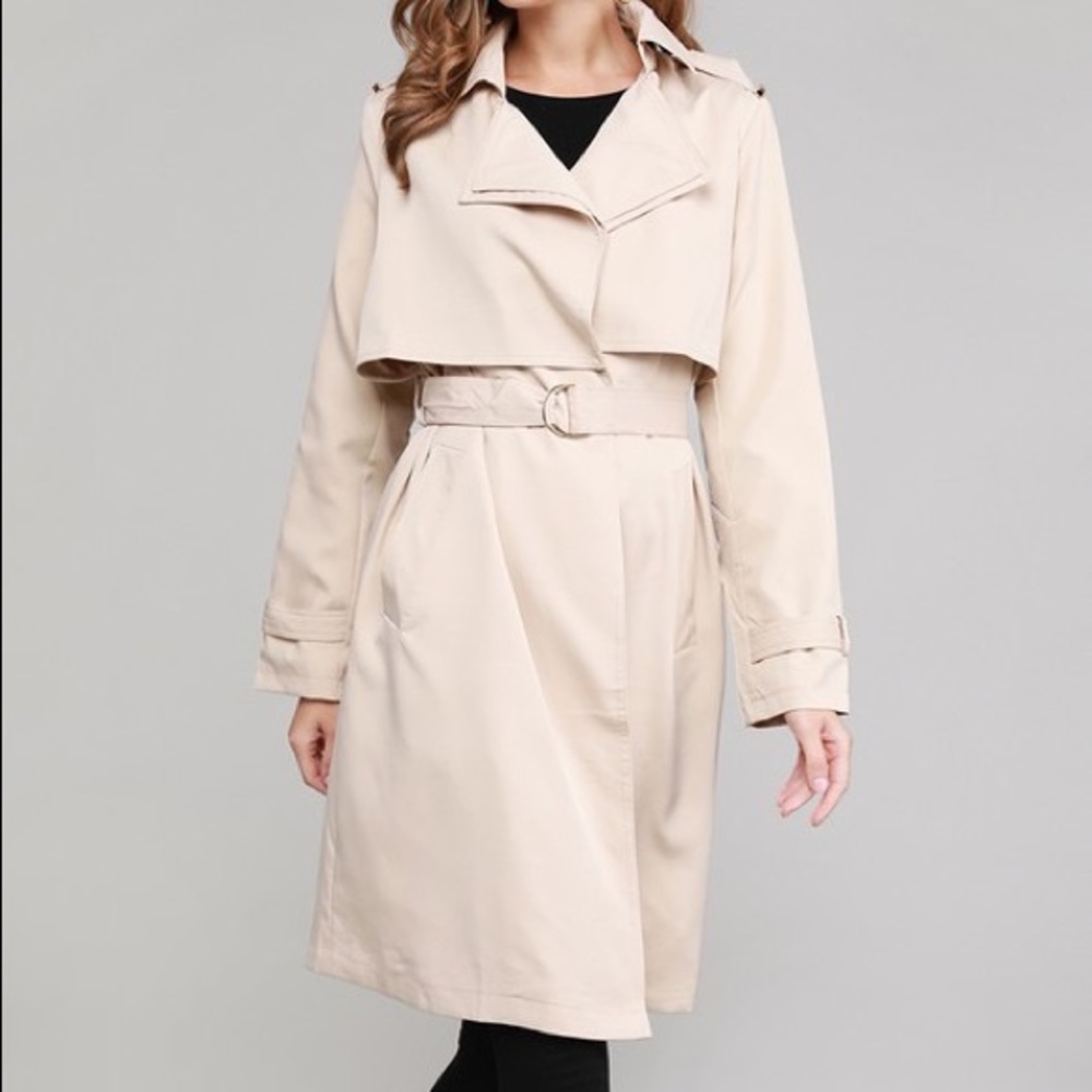 Vive La Vida Tan Trench Coat